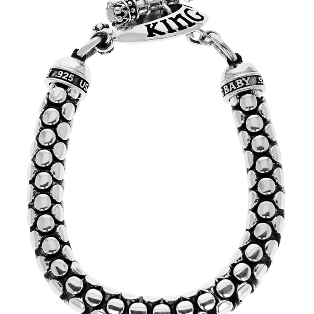 King Baby Silver Bracelet